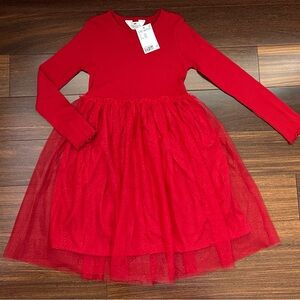 BNWT H&M Red Sparkly Tulle Dress